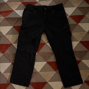 SHEIN Men's Black Cargo Pants